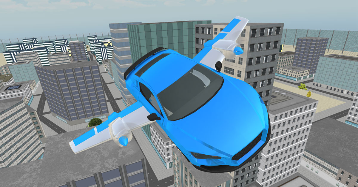 Uçan Araba Simülatörü 3D 2020