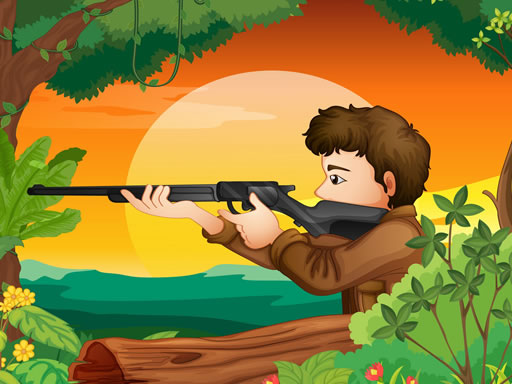 Geyik avı yapboz oyunu